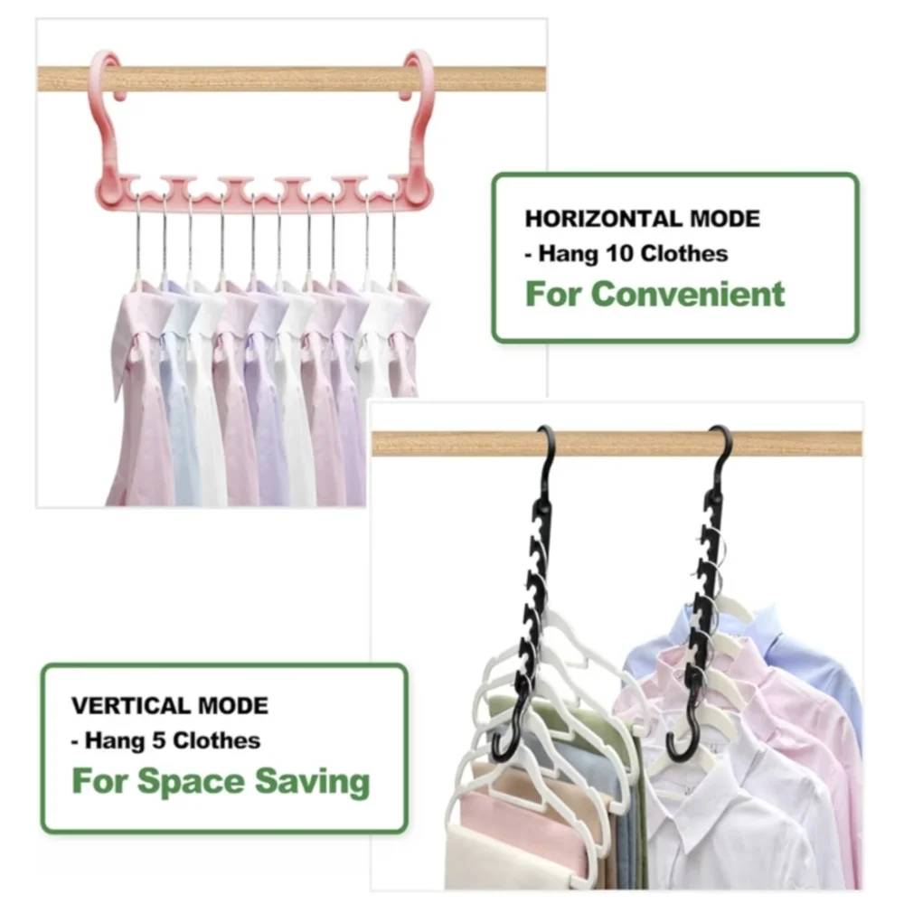 Amazon Multi-Color Space-Saving Closet Hangers